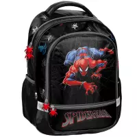 4. Paso Plecak Szkolny Spiderman Black SP26FF-260
