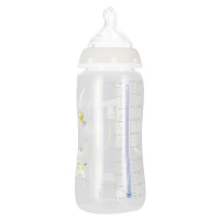 2. Nuk Butelka z Wskaźnikiem Temp. 300 ml 0-6m First Choice Popielata 527909