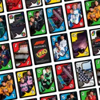 4. Mattel Gra Karciana Uno Formuła 1 JMF10