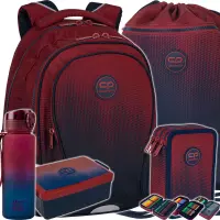 1. CoolPack Zestaw Szkolny Gradient Costa 5el. Plecak Factor X F002758 + Worek F070758 + Piórnik F067758 + Z07758 + 56353CP