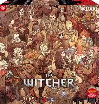2. Good Loot Gaming Puzzle: The Witcher (Wiedźmin) Birthday (1000 elementów)