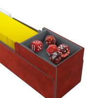 7. Gamegenic: Card's Lair 400+ Convertible - Pudełko na Karty - Red 