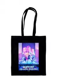 1.  Torba na zakupy K-POP Demon Hunters - KEY ART - czarna