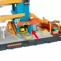 2. Matchbox Zestaw Centrum Transportowe Garaż + 3 Auta HXL47