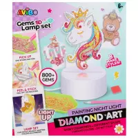 1. Mega Creative Zestaw Kreatywny Diamentowa Lampka 5D 595307