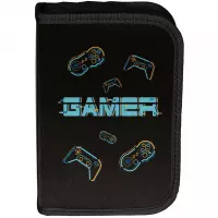 3. Paso Piórnik Dwuklapkowy bez Wyposażenia Gamer PP26GM-P001BW