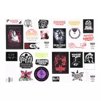 2. Zestaw Naklejek Świecących W Ciemności  Stranger Things 5 - 14 szt.