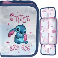 1. Paso Piórnik Dwuklapkowy bez Wyposażenia Stitch Serce DS26ZZ-P001BW
