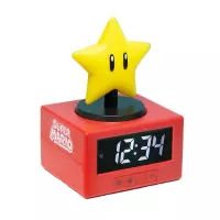 2. Lampka 3D z Budzikiem Super Mario - Super Star