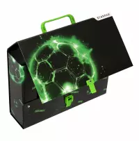 2. Starpak Teczka z Rączką A4 90 mm Green Football 583310