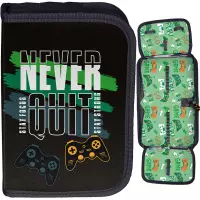 1. Paso Piórnik Dwuklapkowy bez Wyposażenia Never Quit PP26GQ-P001BW