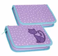 2. Starpak Piórnik Dwuklapkowy Bez Wyposażenia Glitter Cat 576222