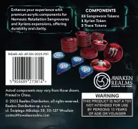 3. Nemesis: Retaliation - Acrylic Tokens - Sangrevores & Xyrians