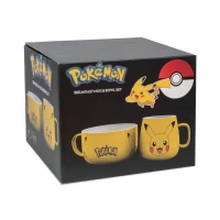 4. Zestaw Śniadaniowy Pokemon Pikachu: Miska + Kubek