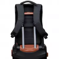 8. R-Bag Plecak Męski na Laptopa 15" z USB Forge Black Z061