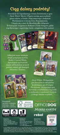 9. Władca Pierścieni: Dwie Wieże - Wciągająca gra karciana