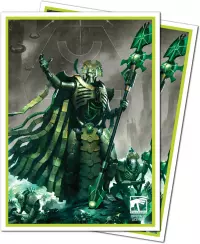 3. Ultra-Pro: Necron Codex Aligned - 105ct Apex Deck Protector Sleeves - Koszulki na karty