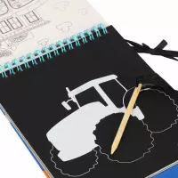 2. Starpak Zestaw Kreatywny Wydrapywanka Vehicles 552512