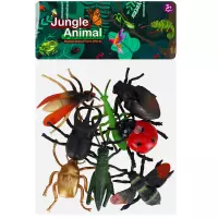 1. Mega Creative Figurki Gumowe Zwierzęta Owady 8szt 595393