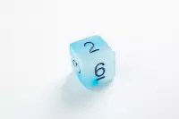 7. Gamegenic: Glow Series - RPG Dice Set - Icy Crumbs