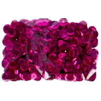 1. Craft With Fun Cekiny Łamane Okrągłe Metaliczne Różowe 384024