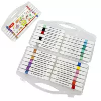 3. M&G Markery Akrylowe 24+4 Kolory Mocalo 794694