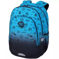 5. CoolPack Prime Pro Plecak Szkolny Football 2T Blue F162008