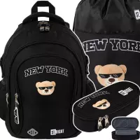 1. St.Right Zestaw Szkolny 3el.Nyc Mood Plecak 5697364 + Piórnik 697388 + Worek 5697401
