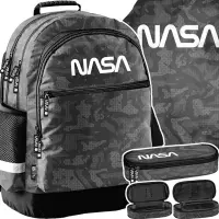 1. Paso Zestaw Szkolny 3el Nasa Camo Plecak  PP26NM-116 + Piórnik PP26NM-013 + Worek PP26NM-712