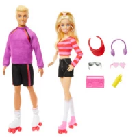 2. Mattel Barbie i Ken na Wrotkach HXK90
