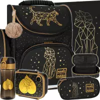 1. Starpak Zestaw 5el. Złoty Kotek Tornister 528941 + Piórnik 507690 + Worek 529469 + 558660 + 558652 + 558654