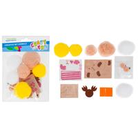 3. Craft With Fun Ozdoba Dekoracyjna Zwierzęta Pompony Kreatywne 445994