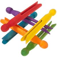 2. Craft With Fun Ozdoba Dekoracyjna Drewniane Kołki Kolorowe 384119