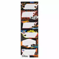 3. Starpak Naklejki Na Zeszyt Hot Wheels 1 Listek 6szt.