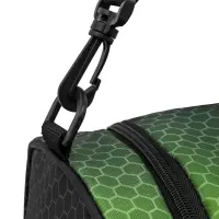 6. AstraBag Torba Sportowa Hexagon Green Ombre 506026006
