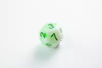 4. Gamegenic: Glow Series - RPG Dice Set - Toxic Stones