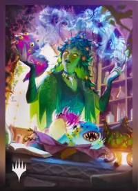 4. Gamegenic: Magic the Gathering - Secrets of Strixhaven - Premium Art Sleeves - Dina, Essence Brewer