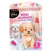 1. Kidea Magiczna Kolorowanka Wodna Wielorazowa Pieski 700439 