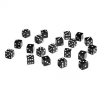 2. Pełna Paka Kości K6: Czarno-białe