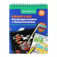 1. Starpak Zestaw Kreatywny Wydrapywanka Vehicles 552512
