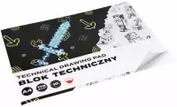 2. Starpak Blok Techniczny Biały A4 10 Kartek Pixel 588813
