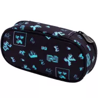 3. AstraBag Piórnik AC6 Saszetka Usztywniona Dark Pixel 503025018