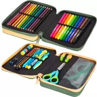 2. CoolPack Jumper XL Piórnik Dwukomorowy Z Wyposażeniem Toucans F077662