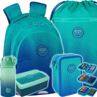 1. CoolPack Zestaw 5el. Gradient Ocean Plecak E29509 + Worek E70509 + Piórnik E67509 + 56100CP + Z07690