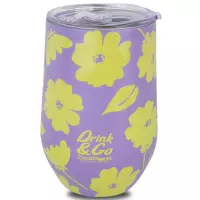 2. CoolPack Kubek Termiczny Metalowy Miss 500ml Flores Lila Z27913