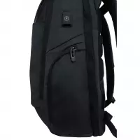 3. R-Bag Plecak Męski na Laptopa 15" z USB Drum Black Z021