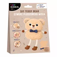 1. Kidea Zestaw Kreatywny Stwórz Pluszaka Misia 606275