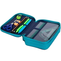 3. CoolPack Jumper 3 Piórnik Trzykomorowy Z Wyposażeniem Happy Unicorn E67549