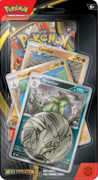 1. Pokemon TCG: Mega Evolution - Premium Checklane Blister - Tyranitar