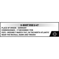 10. Cobi Okręt Podwodny U-Boot VIIB U-47 ET4858